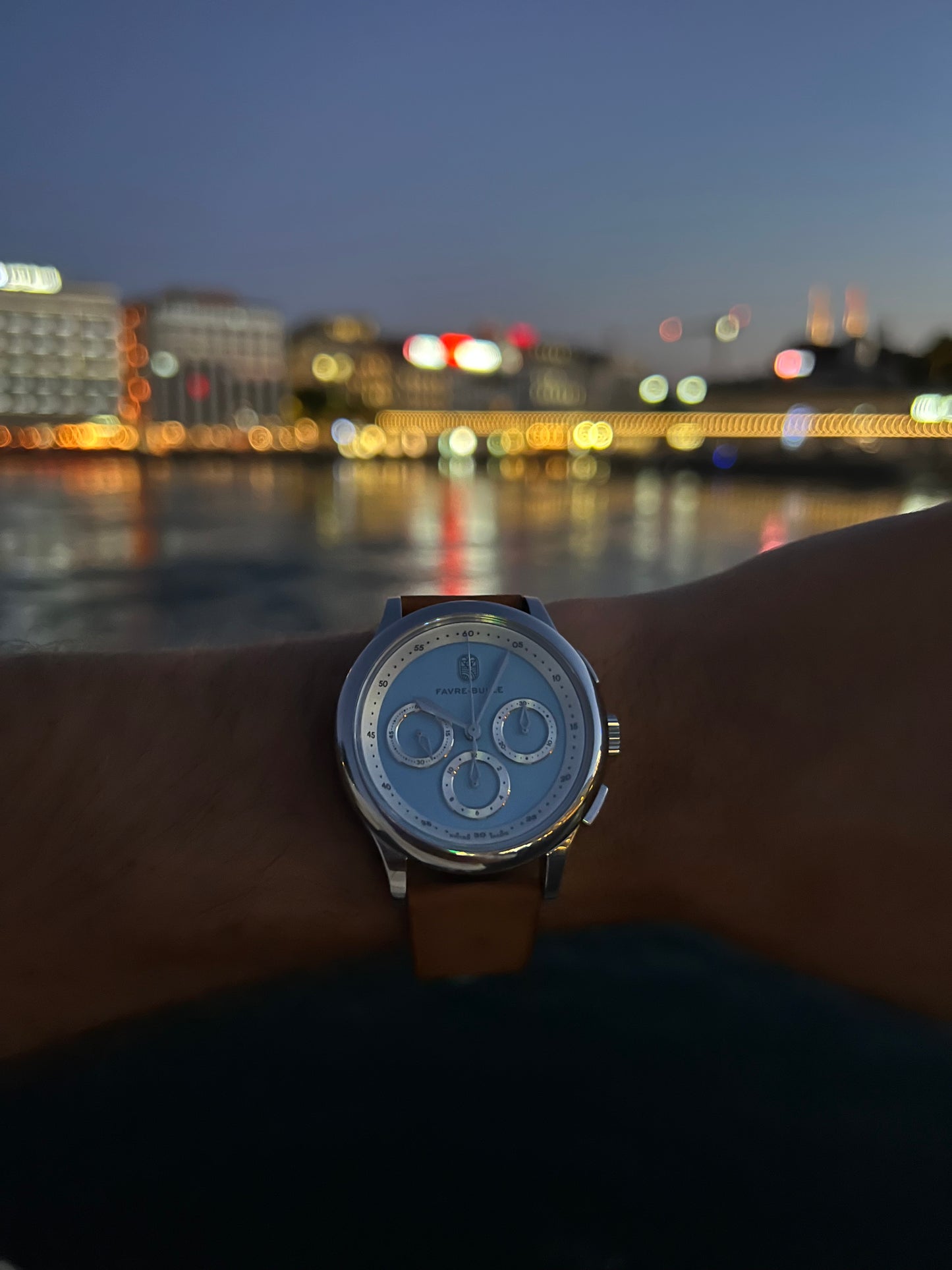 Montre haut de gamme dans la ville de Genève